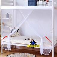 Student mosquito net dormitory encryption square top bunk bed 1 m 1.2 m student home mosquito net