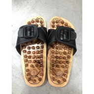 STOK High Quality Health Shoes Kasut Urut Kayu Wooden Massage Slippers Acupressure Foot Reflexology