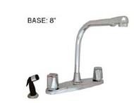 MECO 82135CP HI RISE KITCHEN FAUCET WITH SPRAY METAL HANDLE MACDESIGN HOME (OFFICIAL SELLER)