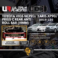 Ultra Racing Safety Bar Prius C Vios Yaris Rear Anti Roll Bar Rear Stabilizer Bar 19mm Car Suspension Parts AR19-100
