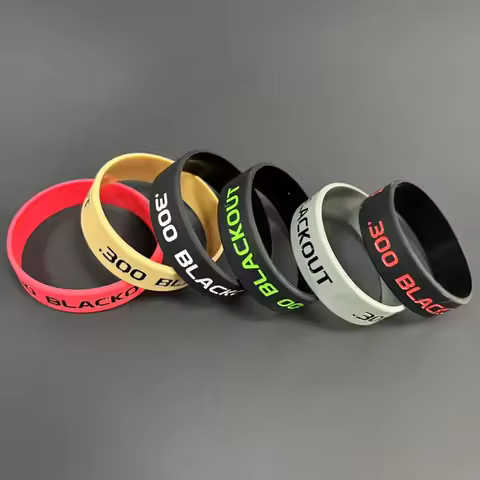 10PCS/Set .300 BLACKOUT Magazine Caliber Identification for Magazine Rubber Band for M4/M16 AR15 AK 