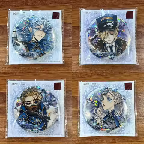 New Identity V Frost Theme Brooch Fiona Gilman Luca Balsa Andrew Kreiss Alva Lorenz Cosplay Badge Fa
