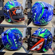 Helmet Helmat Xdot G626 Dare To Dream Ultra Pearl Blue Green (XL)