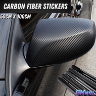 SIDE MIRROR CARBON FIBER WRAP STICKER stiker Pelekat cermin sisi kereta Persona Saga Wira Waja Myvi 