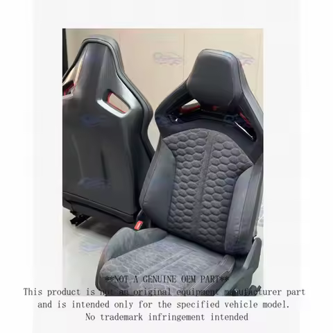Car Accessories Custom Leather Cover Sports Racing Seats Bucket RS6 Sport Seat for Audi A3 A4 A5 A6 