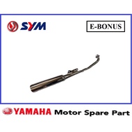 SYM E-BONUS EXHAUST PIPE // MUFFLER ASSY EKZOS PIPE EZOS PIPE EBONUS E BONUS 110 BONUS110 BONUS-110 