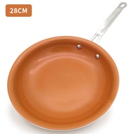 Konco Non-stick Copper Frying Pans & Skillets with Ceramic Coating Induction Cooking Oven Cooking Po