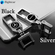 （FT）Mercede Benz Keychain Car Motorcycle Key Holder Fashion Creative Alloy Metal Keyring Gift For Benz AMG E200 W210 W203 W124 W204 W211 W123 W205 W212 W203 C200 E350 A180 CLA