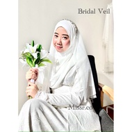 Veil NIKAH OFFWHITE Bridal veil Wedding veil Nikah tunang