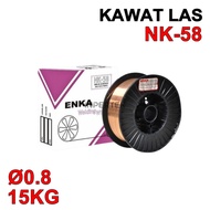Kawat Las CO2 NK-58 0.8mm ENKA Elektroda NK58 0.8 mm Welding Wire