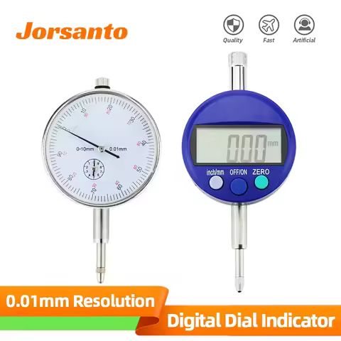0-1.0" Dial Indicator Imperial Hour Type Indicator Dial Gauge Micrometer Woodworking Measurement Too