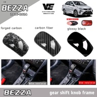 Vemart Perodua bezza carbon fiber gear shift knob frame garnish accessories
