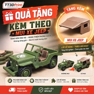 JEEP KIT CARD 3D MODEL - EXTREMELY QUALITY SELF-ASSEMBLY (Scale: 1:64)