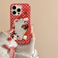 HP Girls Puppy Aesthetic Clear Case Oppo A5X A5I A3X Reno 14F 14 Pro 5Ga92 12 Pro 5G A16 8T A3 Pro A