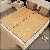 Bamboo mat for Bed Double Sided Bamboo mat 1.2m 4 Feet/1.5m 5 Feet/1.8m 6 Feet Smooth Ice Silk Noodl