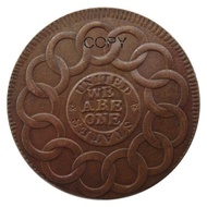 Usa 1 Cent "Fugio Cent" 1787 Copper Coin