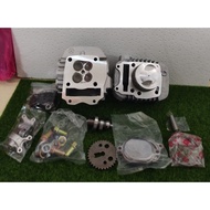 WAVE 125 CNC HEAD CYLINDER 21/24 COMPLETE SET 4 VALVE + RACING BLOCK 65MM SET