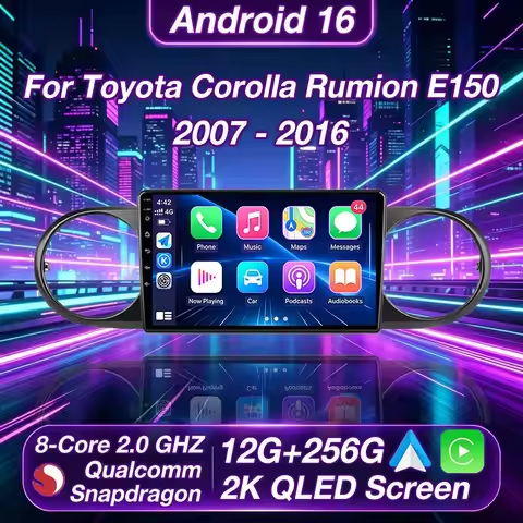 Android 16 Carplay For Toyota Corolla Rumion Rukus Scion xB E150 2007-2015 Car Radio Multimedia Play