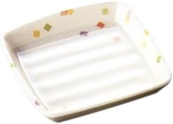 Marukei D32 MB New Incense Plate, 3.7 x 3.7 x 0.9 inches (95 x 95 x 24 mm), Western Style, Crack-Res