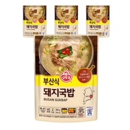 Busan-Style Pork Soup (Dwaeji Gukbap) 500g × 4 Packs | Ready-to-Eat Korean Pork Soup｜Room Temperatur