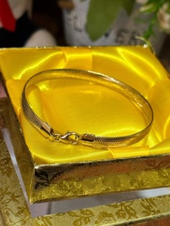 RC Collection Direct Supplier COD SALE Soft Bangle Women Bracelet 18k Pawnable Gold