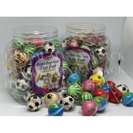 SEDIA PROMO !!! PERMEN VIRAL YUPI BOLA LUNAK FOOTBAL CANDY ANEKA RASA BUAH TOPLES ISI 50 PCS BOLA TR