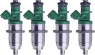 4x Fuel Injector E7T05075 Compatible for Mitsubishi Dingo CQ2A 4G15 GDI DIM0800G Car Injection Nozzl