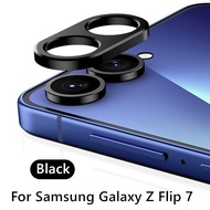 Metal Camera Bezel Sticker Cover For Samsung Galaxy Z Flip 7 Z Flip7FE Aluminum Alloy Hollow Anti-Sh