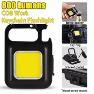 Mini LED COB Work Light Portable Keychain COB Work Lamp / USB Powered 800 Lumens Light / LED Emergen
