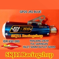 Silincer Knalpot SJ88 GP20 Blue 20cm Inlet 50mm Outlet 60mm