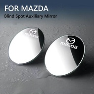 Car Rearview Mirror 360° Small Round Mirror Auto Accessories For Mazda 3 bj bn 323 Axela Atenza CX-3