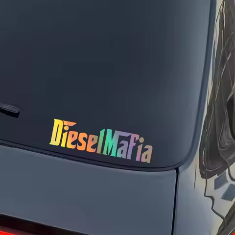 12X3CM Diesel Mafia Creative Sticker Self-adhesive Vinyl Decal Motorcycle Truck Car Body Windows Sty