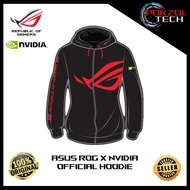 Asus ROG X Nvidia Limited Edition Rare Hoodie Republic Of Gamers