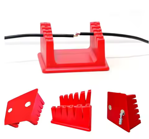 ABS Welding Wire Fixture Soldering Wire Holder Cable Clamp Holder for 30AWG-12AWG Wire Welding Bench