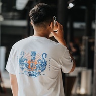 本土經典 【龍虎豹 】 短䄂 T-Shirt 白色