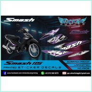 Suzuki Smash 115 Stock Decals