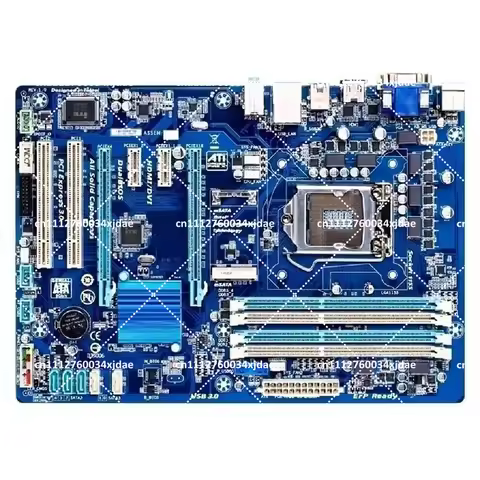 GA-Z77P-D3 1155 Motherboard Support 1230 V2 3470 DDR3 ATX Desktop PC