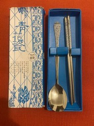 青花瓷  筷子湯匙組