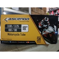 ASCENDO INNER TYRE 300/325-18 100 / 90-18 GOOD QUALITY