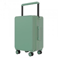 （綠色）休閒 旅行 22吋 PC手提箱 寬拉桿箱 萬向輪 大容量 行李箱 喼 行旅箱