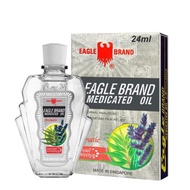 [BUNDLE OF 12] Eagle Medicated Oil Aromatic Lavender &amp; Eucalyptus 24Ml