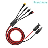 RR MultiInterface Solar Power Cable With DC7909 DC5521 XT60 Connectors Portable Design Solar Chargin
