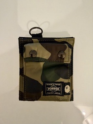 BATHING APE x PORTER 迷彩銀包（全新！）