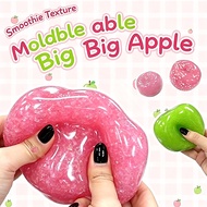 1pc Big Apple Ice Slush Ball Non Bounce Moldable Squeeze Toy Stress Relief Fidget for Home Office