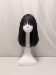 146🌹新升級醫療假髮、全真髮、40cm長度、全頭假髮 高級醫療假髮 光療假發 劉海款織髮 脱髮補髮 局部手織假發  任剪造型、自然黑/深啡色  電話 : 51386195    $2388  編號: