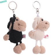 BARR1YYJ Alpaca Plush Keychain Handmade Cute Animal Keyring Bag Decoration Schoolbag Decoration Alpa