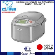 (BULKY) ZOJIRUSHI NP-HBQ18 IH RICE COOKER 1.8L, MADE IN JAPAN, SINGAPORE WARRANTY