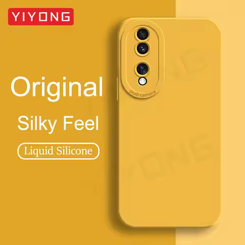 Honor70 Case YIYONG Silky Soft Liquid Silicone Cover For Huawei Honor 70 50 Pro Plus + Honor50 Shock