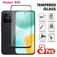 Tempered Glass For Honor X6 C 4G 5G 2025 Screen Protector Full Cover Protective Glass For HonorX6C X