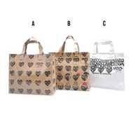 Tas Jinjing Cdg Holiday Emoji Pvc Craft Paper Tote Bag Terbaru